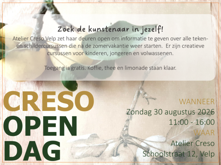 Open Dag 30 augustus 11:00-16:00
